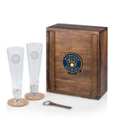 Milwaukee Brewers - Pilsner Beer Glass Gift Set