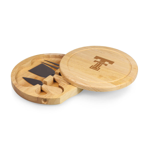 Texas Tech Red Raiders - Brie Cheese Cutting Board & Tools Set