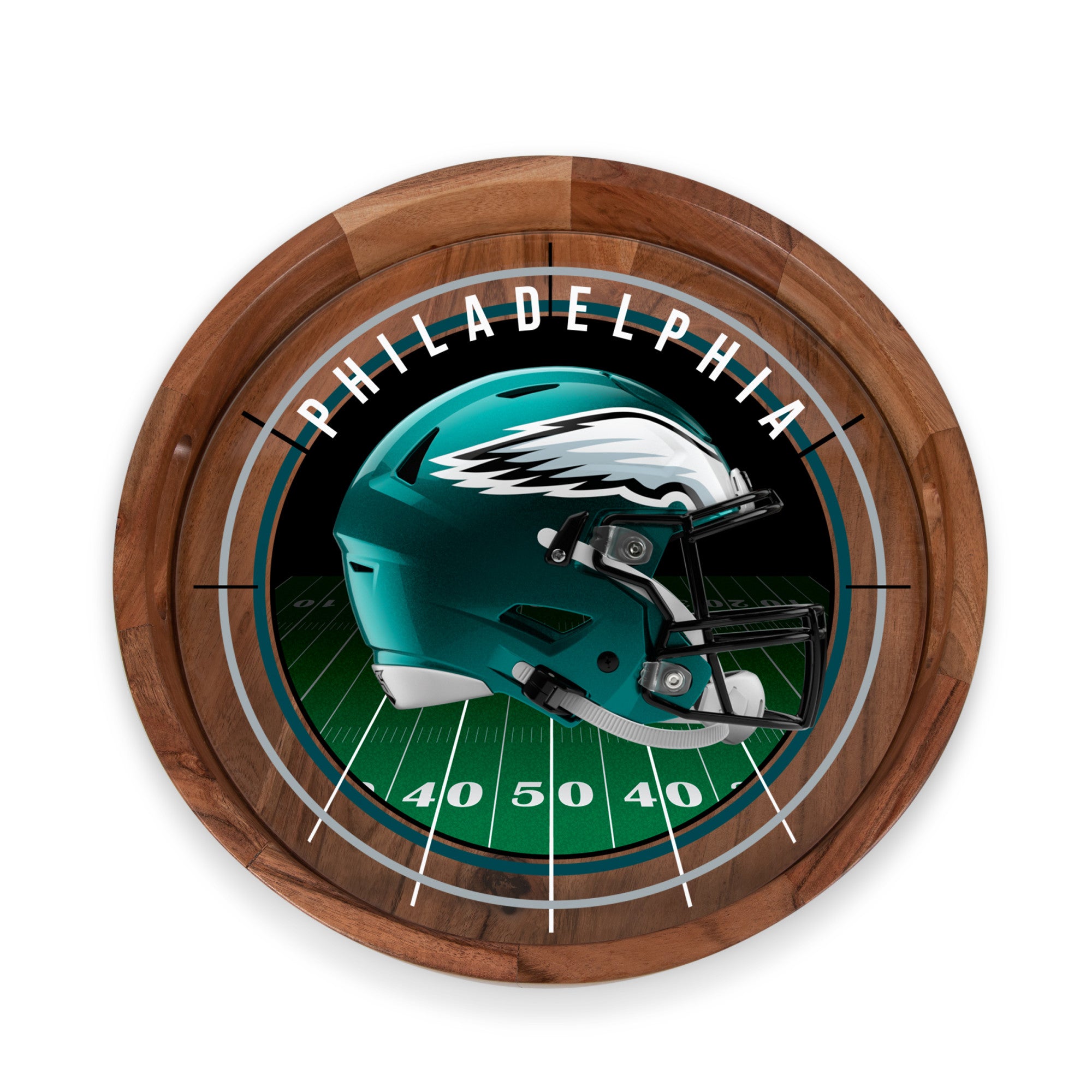 Philadelphia Eagles - Barista Serving Tray with Glass Insert