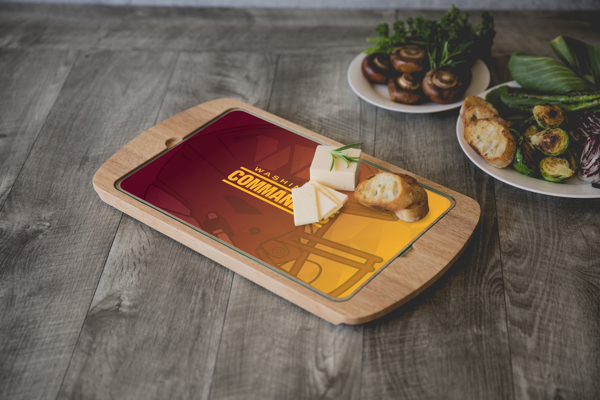 Washington Commanders - Billboard Glass Top Serving Tray