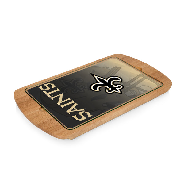 New Orleans Saints - Billboard Glass Top Serving Tray