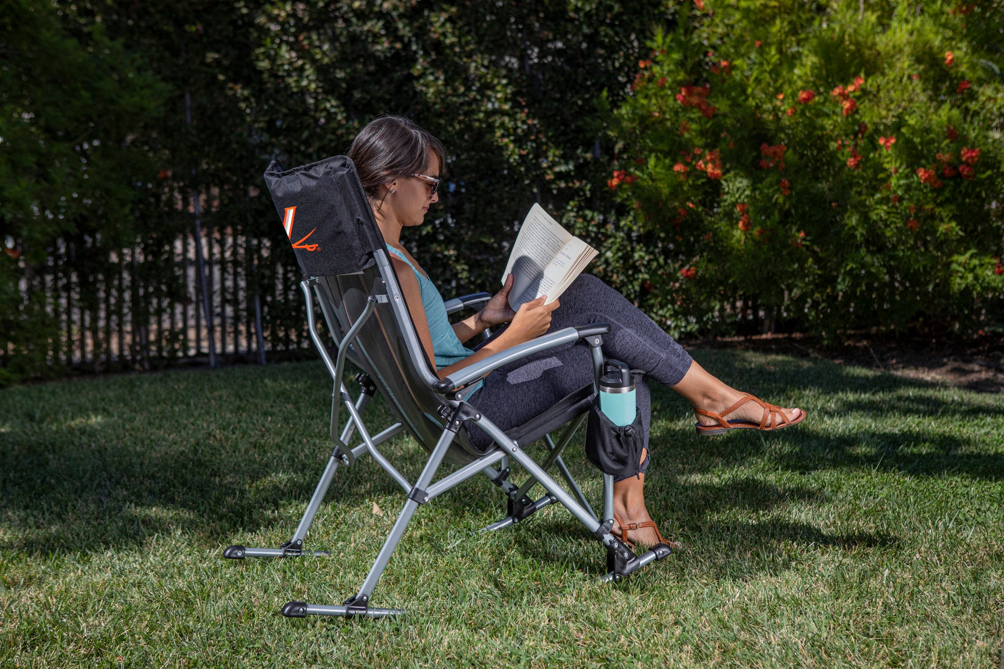 Virginia Cavaliers - Outdoor Rocking Camp Chair