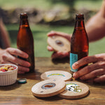 Los Angeles Chargers - Coasters with Bottle Openers Set of 4
