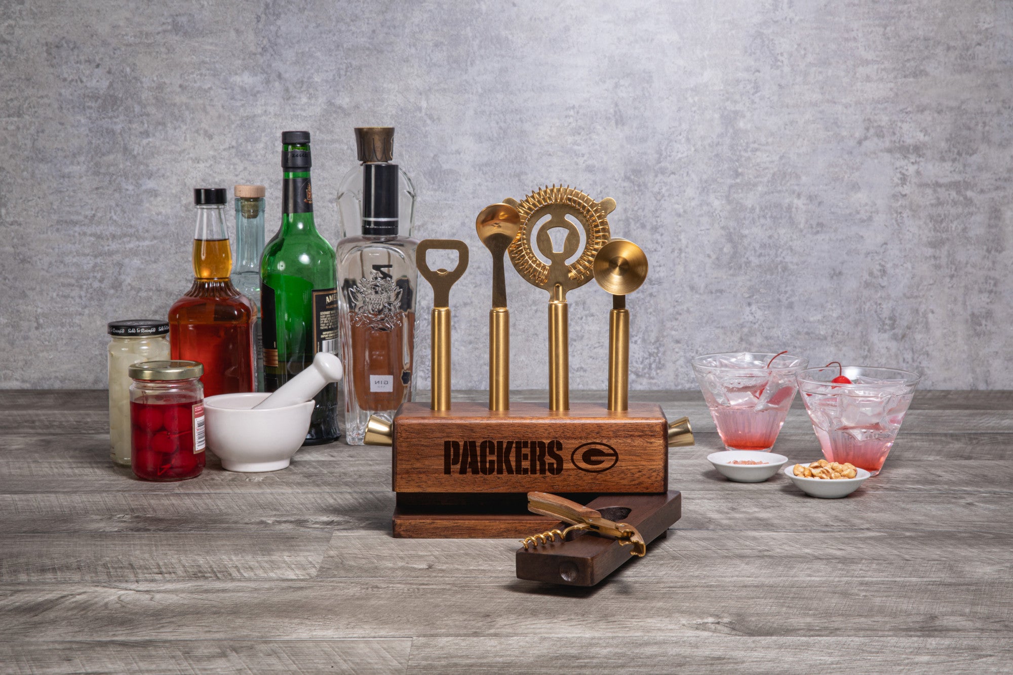 Green Bay Packers - Sidecar 5-Piece Bar Tool Set