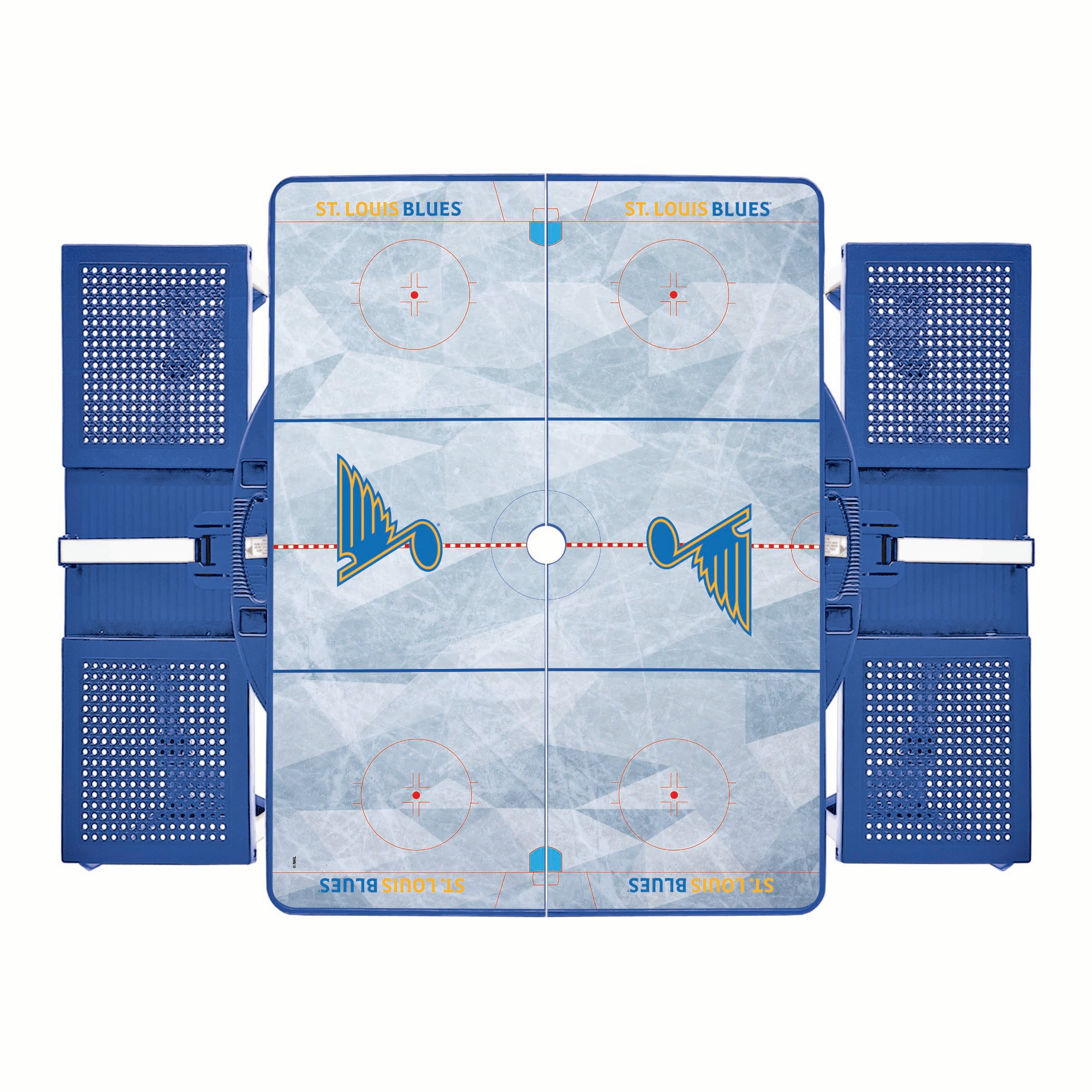 St Louis Blues - Picnic Table Portable Folding Table with Seats