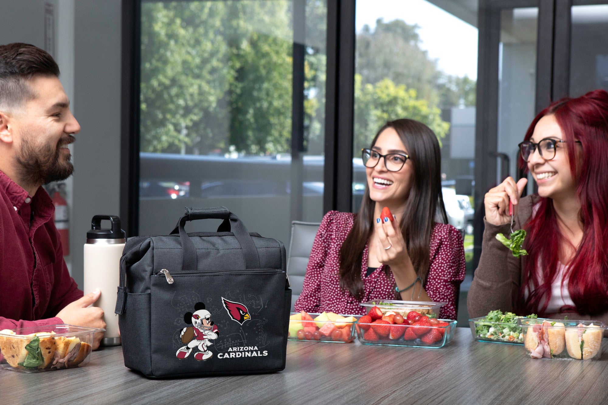 Arizona Cardinals Mickey Mouse - On The Go Lunch Bag Cooler