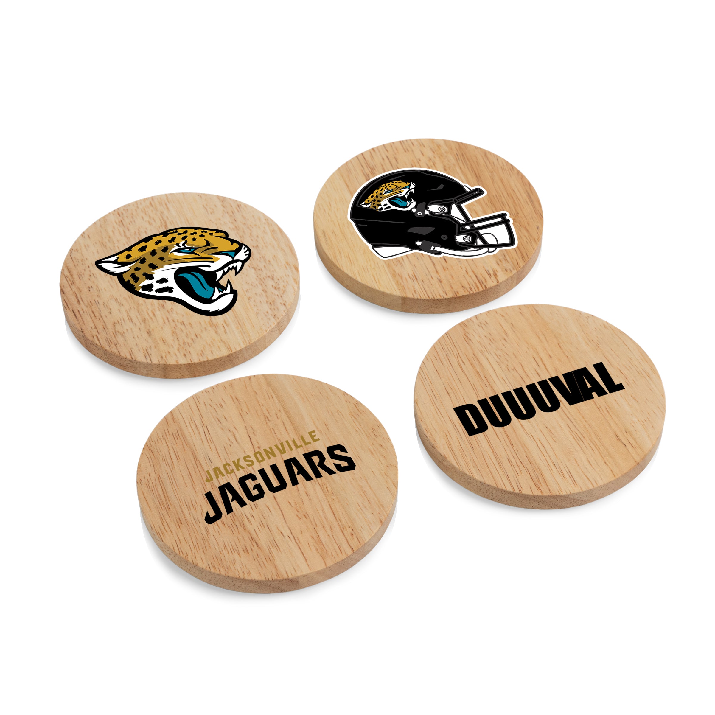 Jacksonville Jaguars - Coasters with Bottle Openers Set of 4