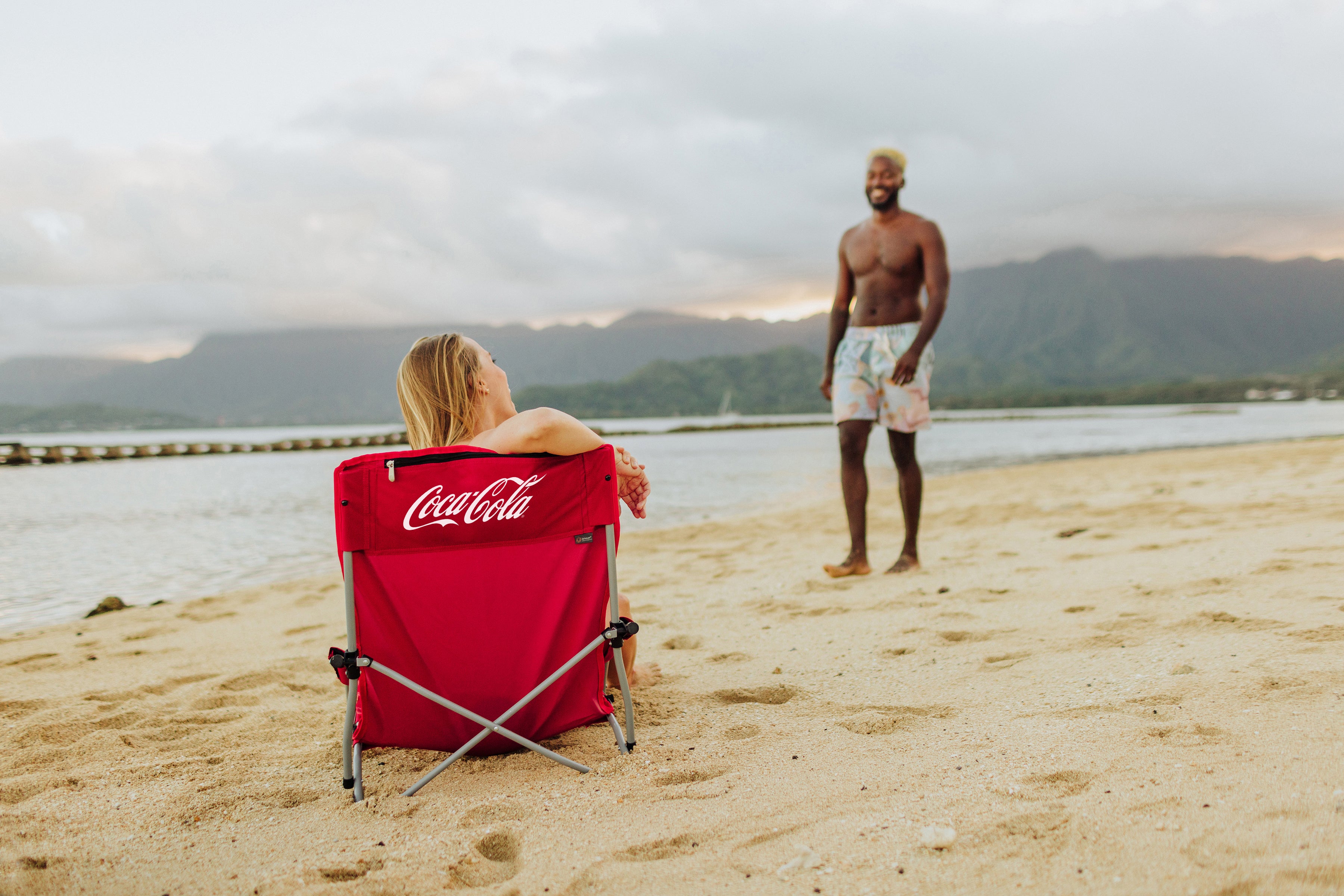 Coca-Cola - Tranquility Beach Chair with Carry Bag