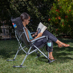 Kansas Jayhawks - Outdoor Rocking Camp Chair