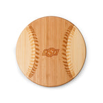 Oklahoma State Cowboys - Home Run! Baseball Cutting Board & Serving Tray