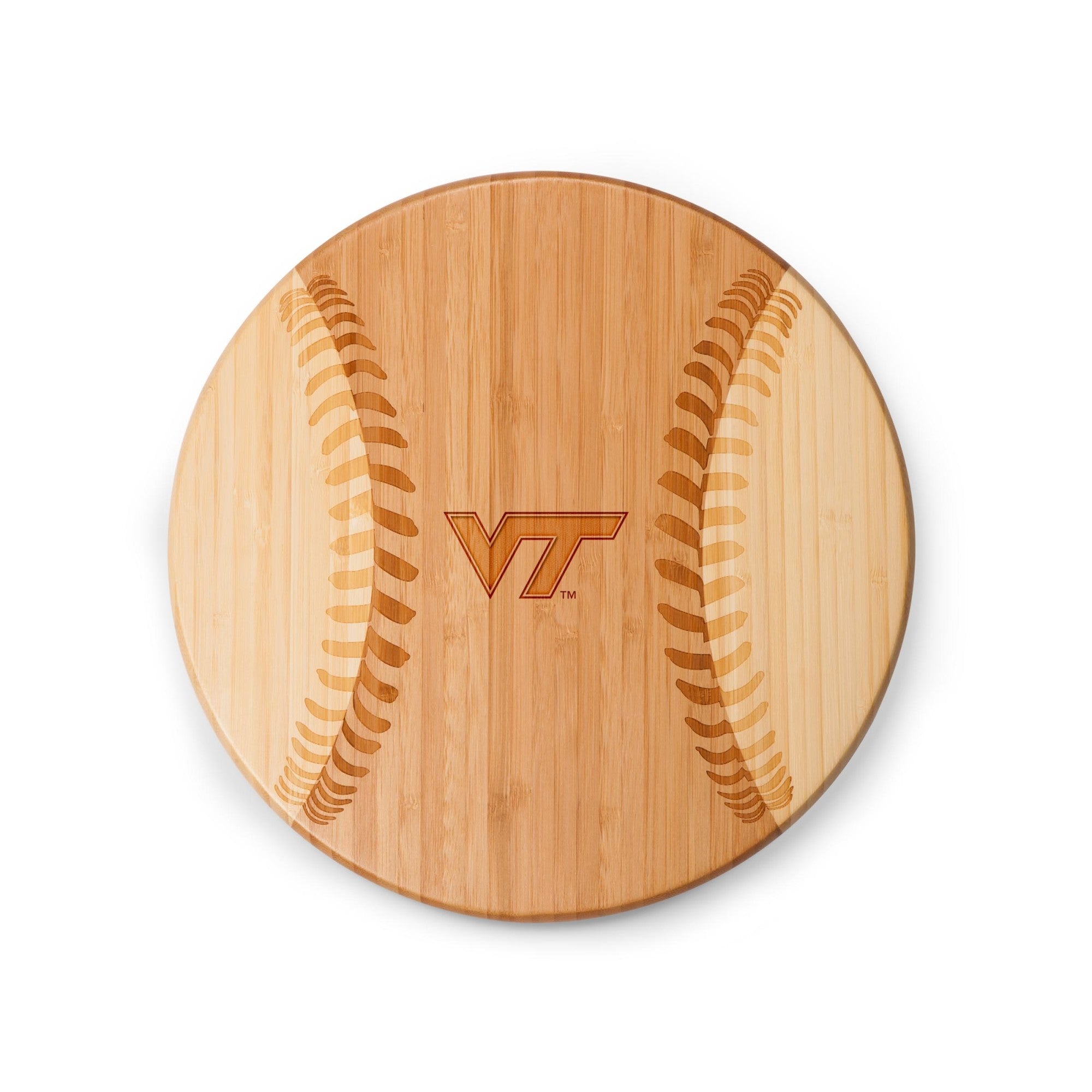 Virginia Tech Hokies - Home Run! Baseball Cutting Board & Serving Tray