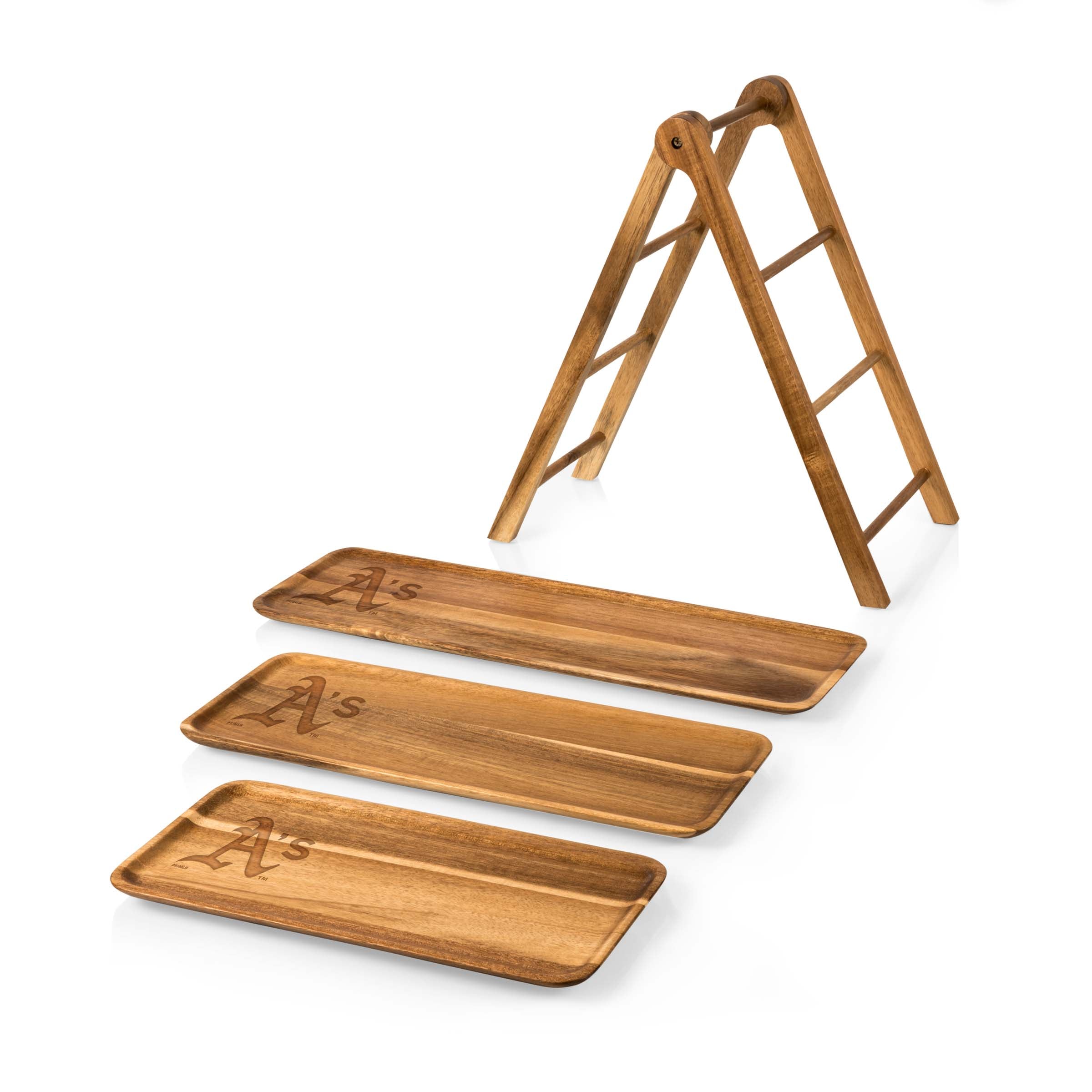 Oakland Athletics - Serving Ladder 3 Tiered Serving Station