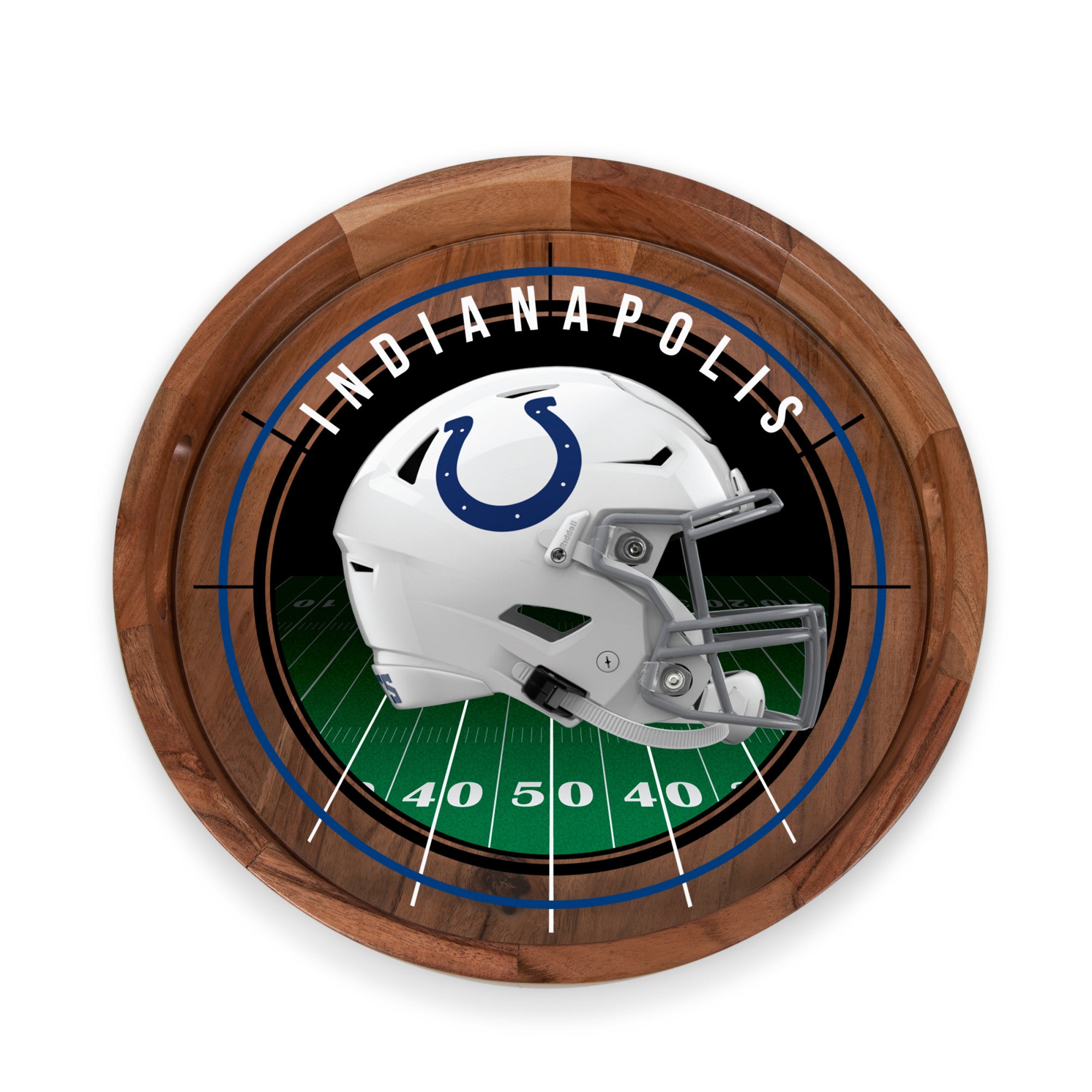 Indianapolis Colts - Barista Serving Tray with Glass Insert