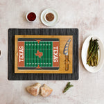 Texas Longhorns - Icon Glass Top Cutting Board & Knife Set