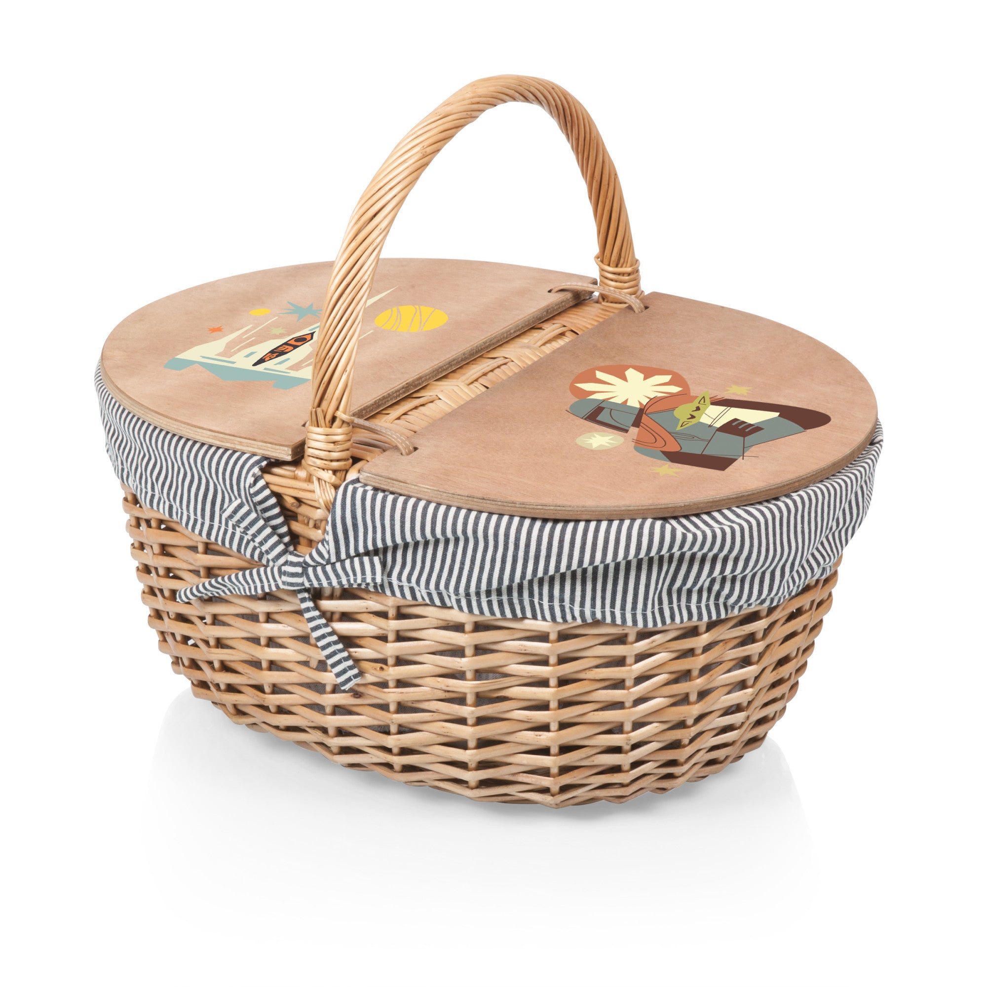 Mandalorian Grogu - Country Picnic Basket