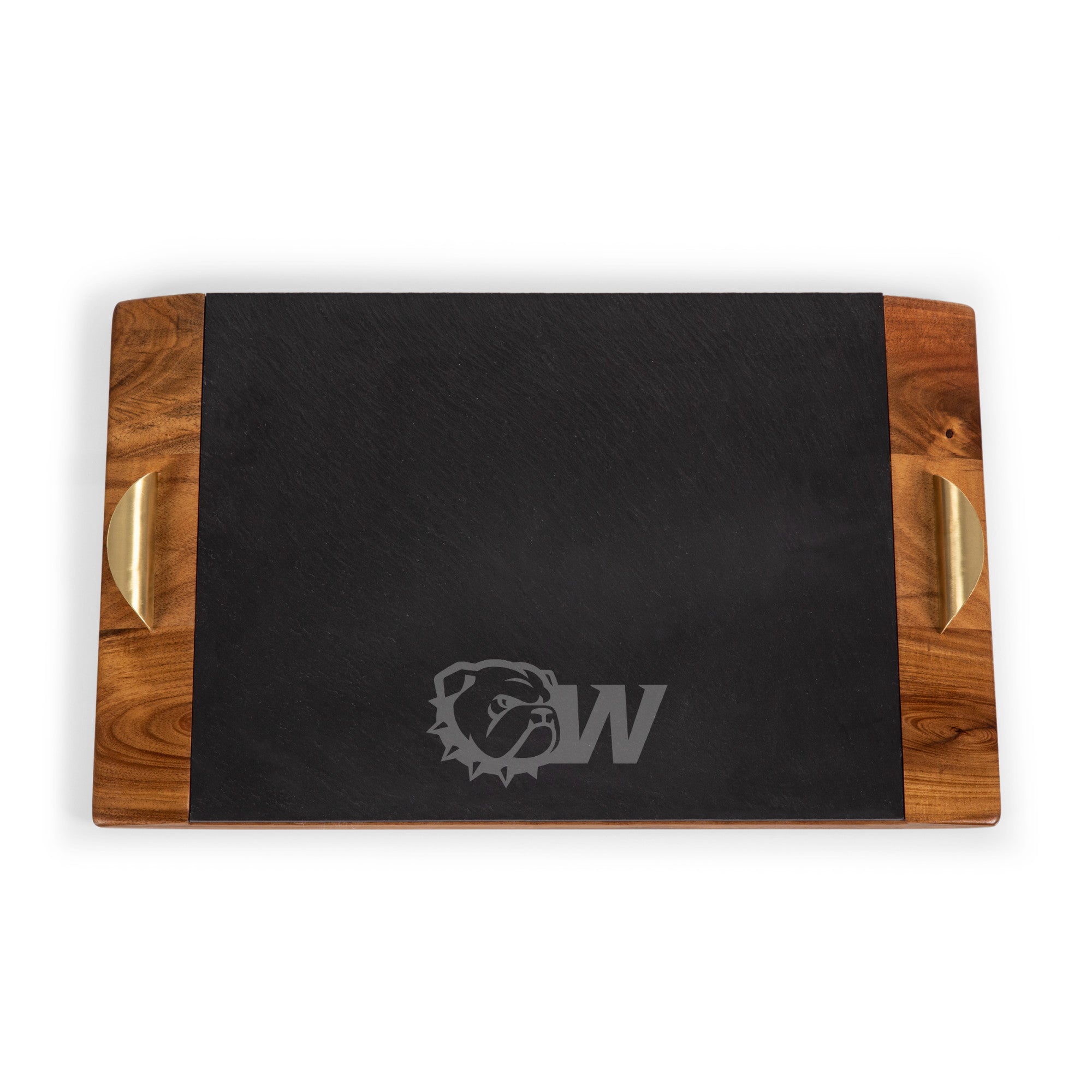 Wingate University Bulldogs - Covina Acacia and Slate Serving Tray