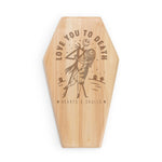 Nightmare Before Christmas Jack & Sally - Coffin Serving Board