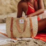 Hermosa Woven Beach Cooler Bag