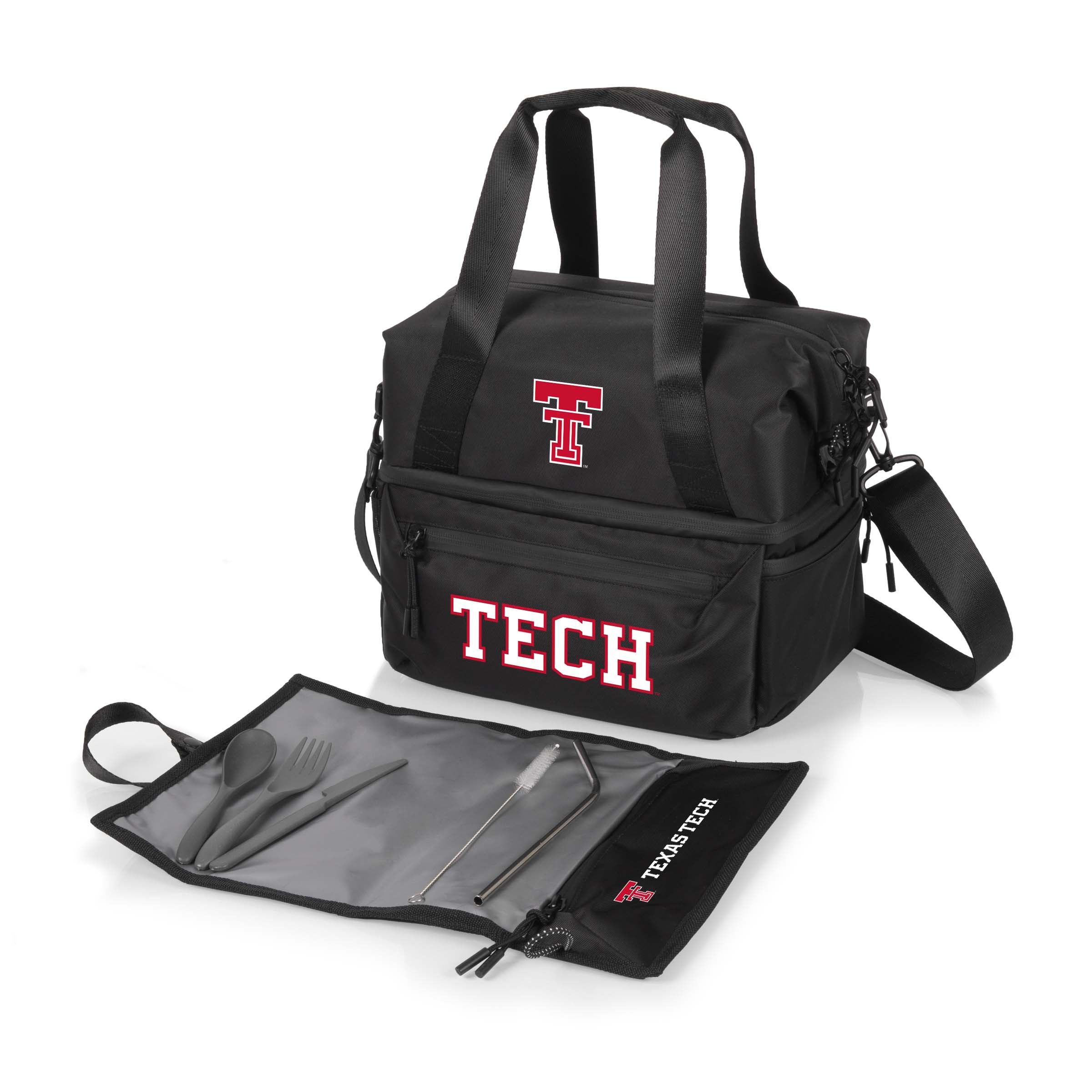 Texas Tech Red Raiders - Tarana Recycled Lunch Bag Cooler with Utensils
