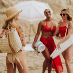 Hermosa Woven Beach Cooler Bag