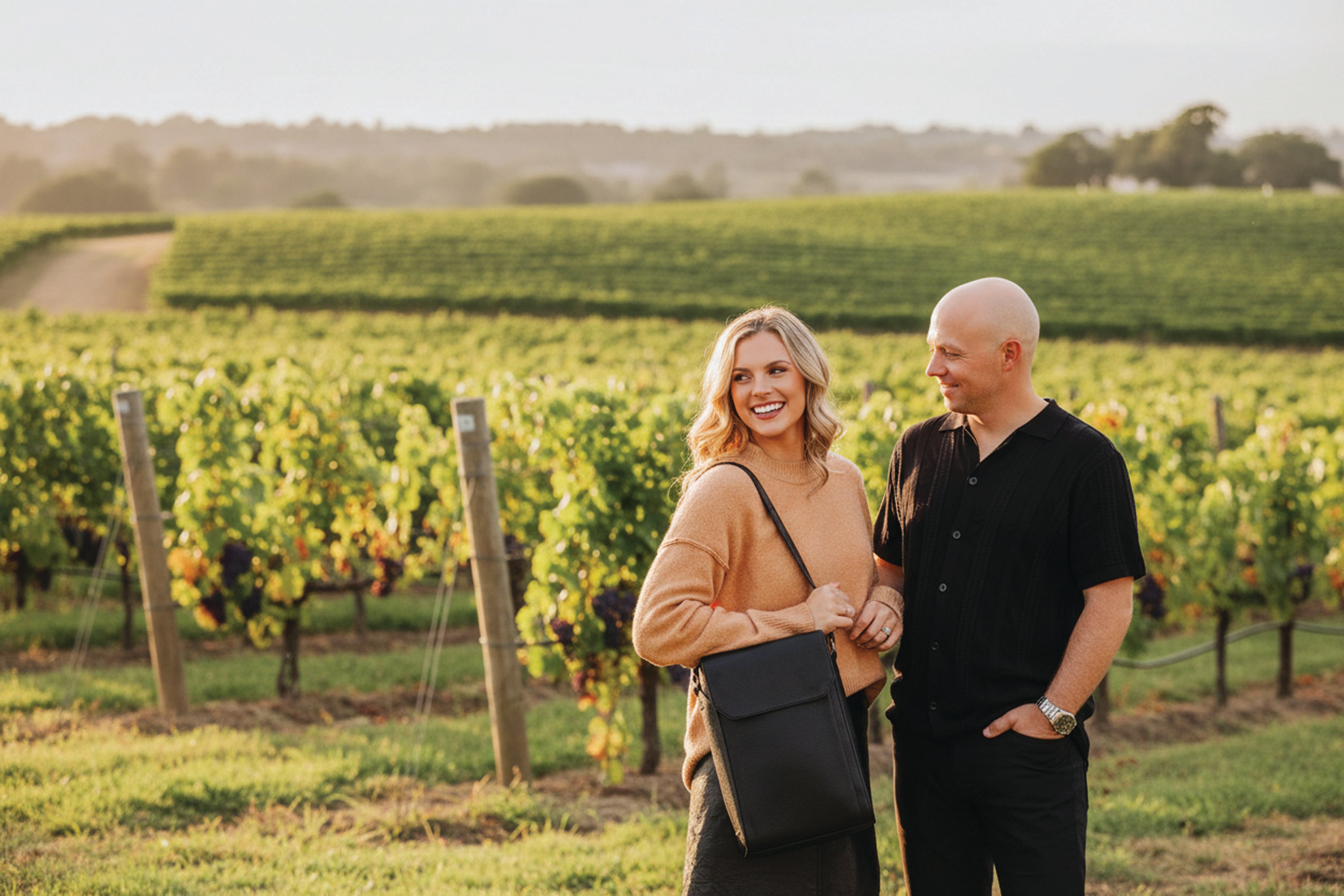Barossa Two Bottle Leatherette Wine Tote