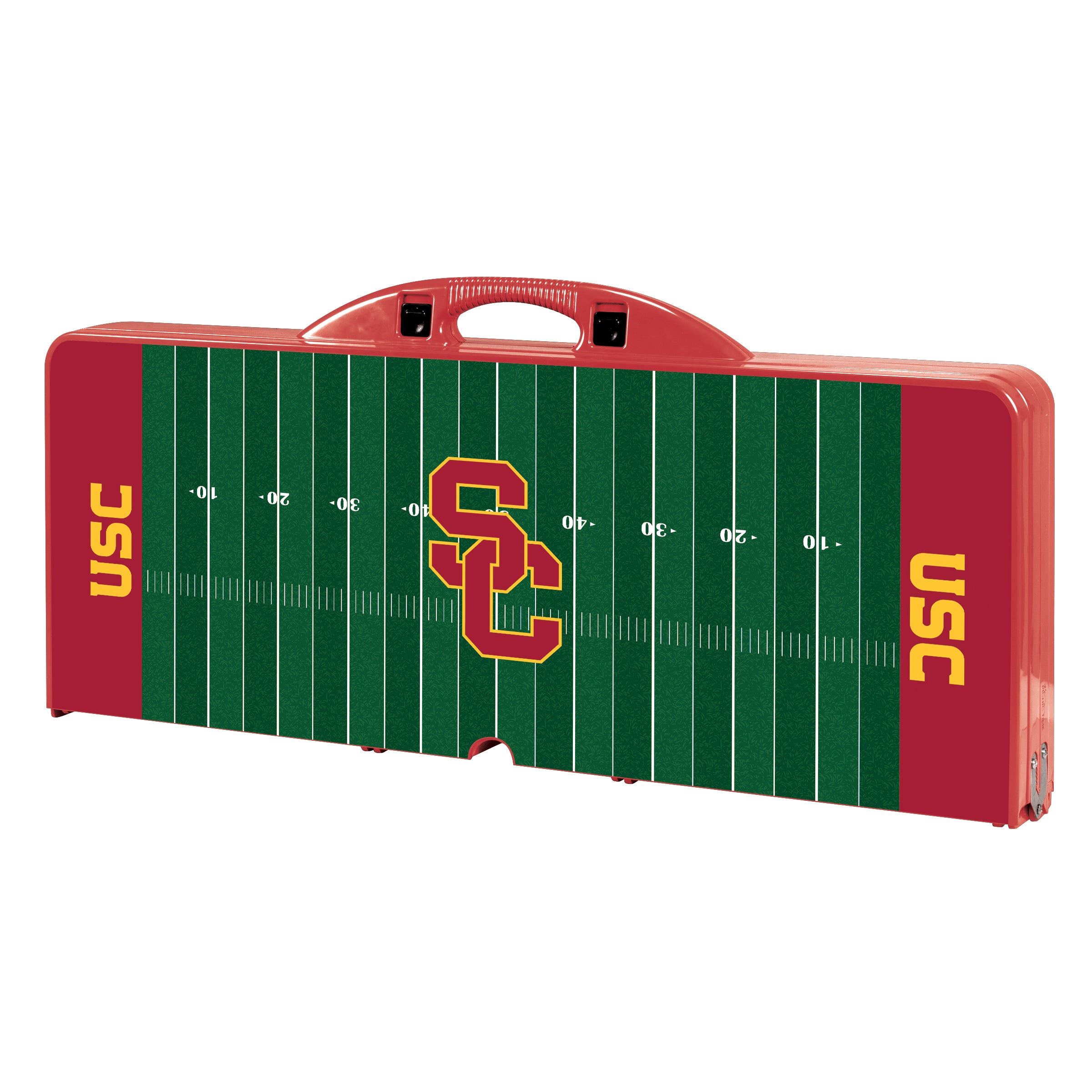 USC Trojans - Picnic Table Portable Folding Table with Seats