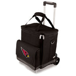 Arizona Cardinals - Cellar 6-Bottle Wine Carrier & Cooler Tote with Trolley