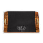 Wisconsin Badgers - Covina Acacia and Slate Serving Tray