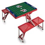 New England Patriots - Picnic Table Portable Folding Table with Seats and Umbrella