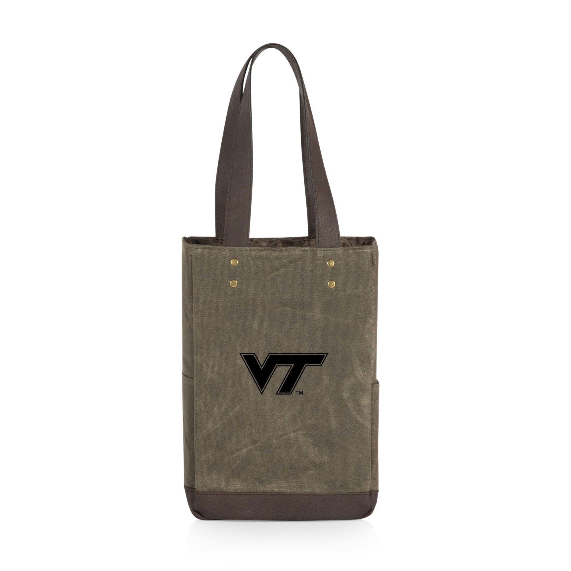 Virginia Tech Hokies - 2 Bottle Insulated Wine Cooler Bag