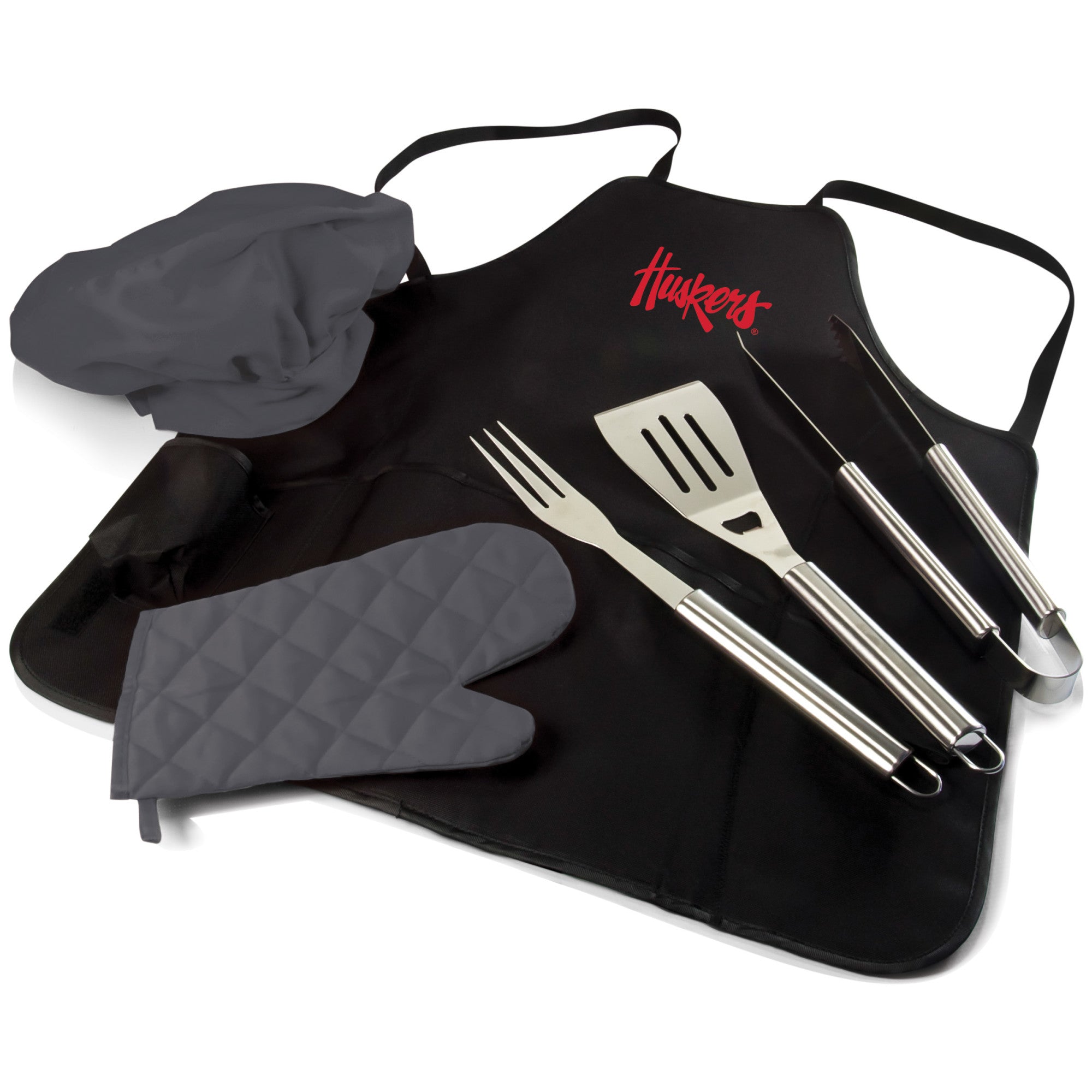 Nebraska Cornhuskers - BBQ Apron Tote Pro Grill Set