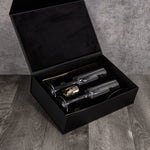 Arbane Champagne Glass Set with Cake Knife