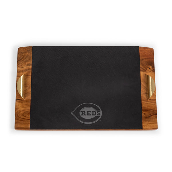 Cincinnati Reds - Covina Acacia and Slate Serving Tray