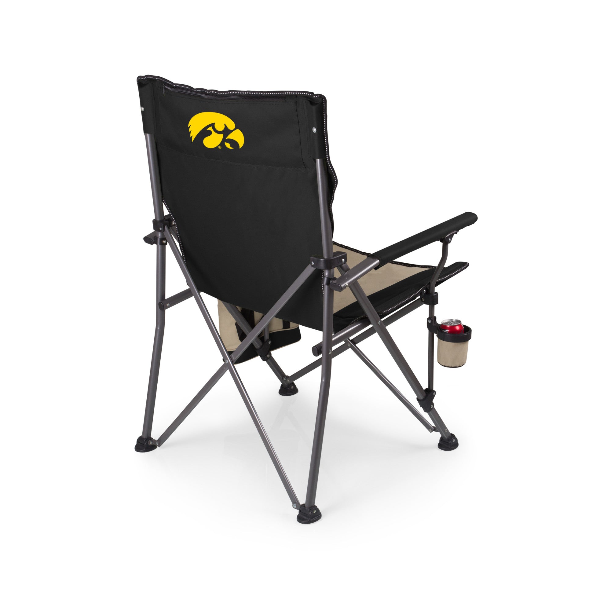 Iowa Hawkeyes - Big Bear XXL Camping Chair with Cooler