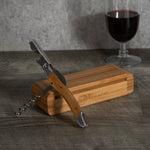 Elan Deluxe Corkscrew In Bamboo Box