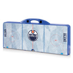 Edmonton Oilers - Picnic Table Portable Folding Table with Seats