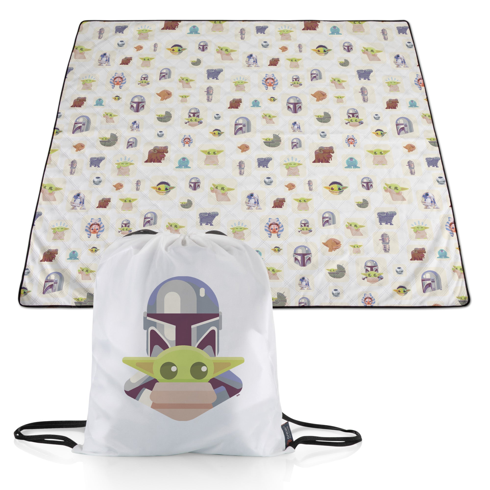 Mandalorian Grogu - Impresa Picnic Blanket