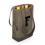Texas Tech Red Raiders - 2 Bottle Insulated Wine Cooler Bag