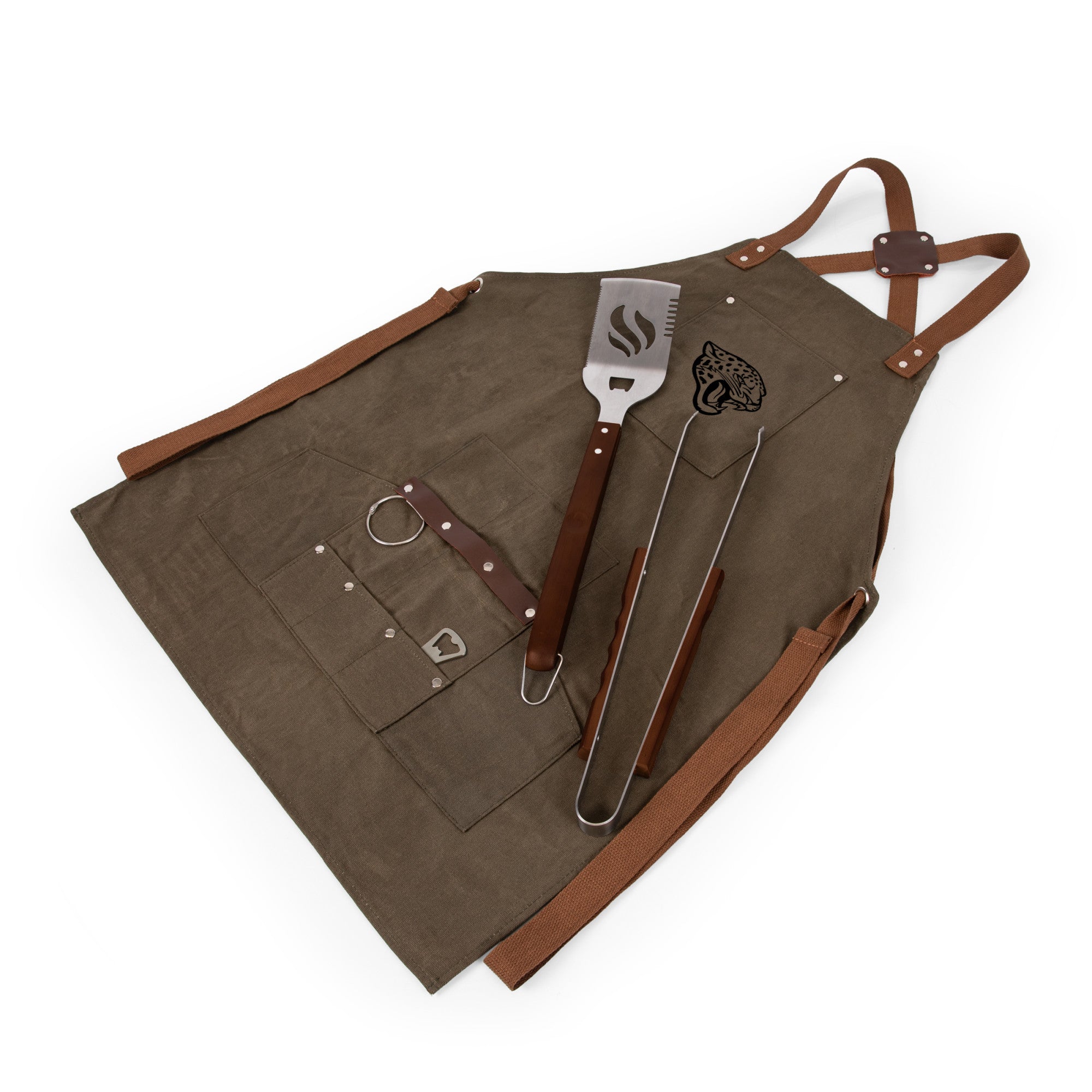Jacksonville Jaguars - BBQ Apron with Tools & Bottle Opener