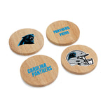 Carolina Panthers - Coasters with Bottle Openers Set of 4
