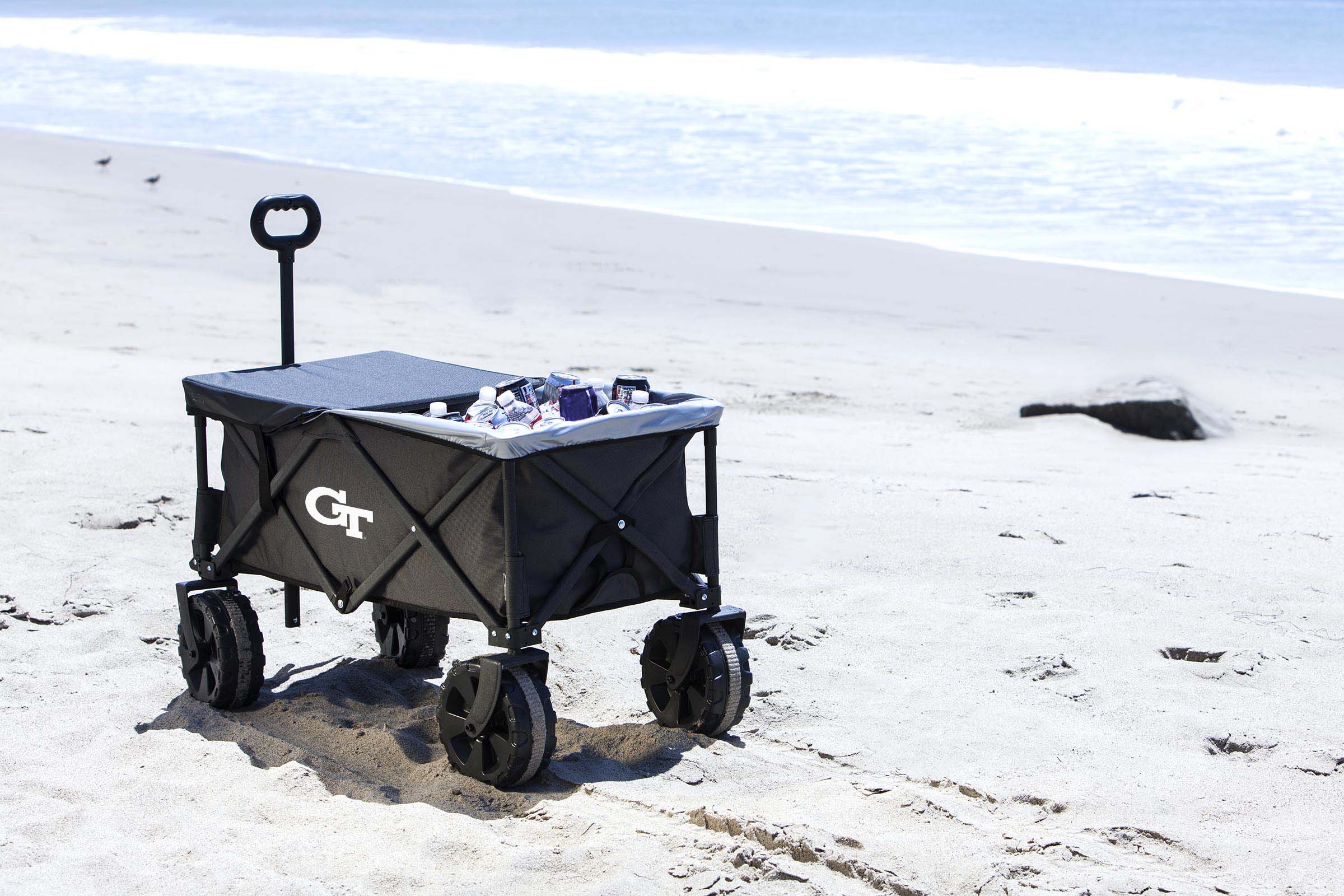 Georgia Tech Yellow Jackets - Adventure Wagon Elite All-Terrain Portable Utility Wagon