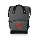 USC Trojans - On The Go Roll-Top Backpack Cooler