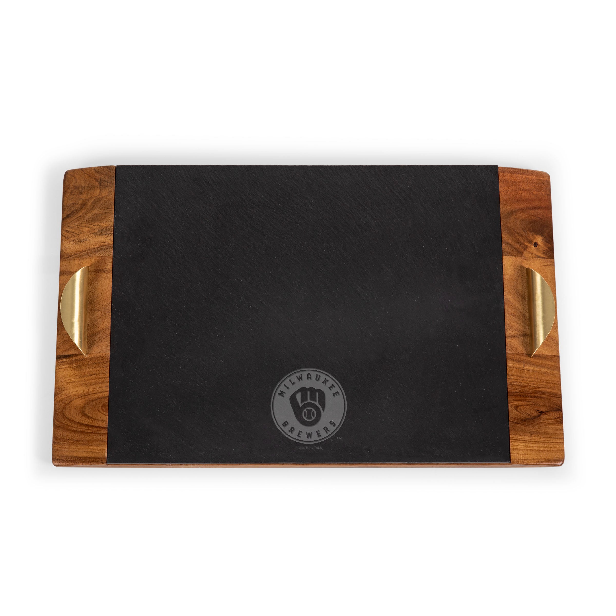 Milwaukee Brewers - Covina Acacia and Slate Serving Tray