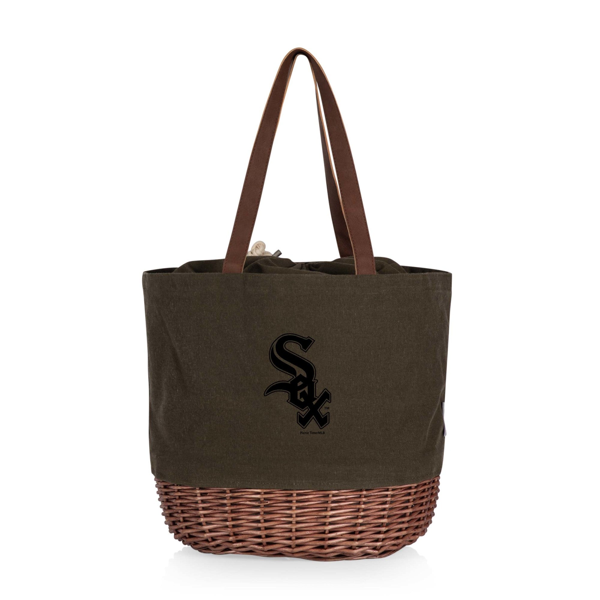 Chicago White Sox - Coronado Canvas and Willow Basket Tote