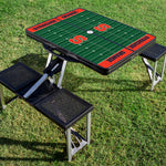 Syracuse Orange - Picnic Table Portable Folding Table with Seats