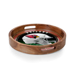 Arizona Cardinals - Barista Serving Tray with Glass Insert