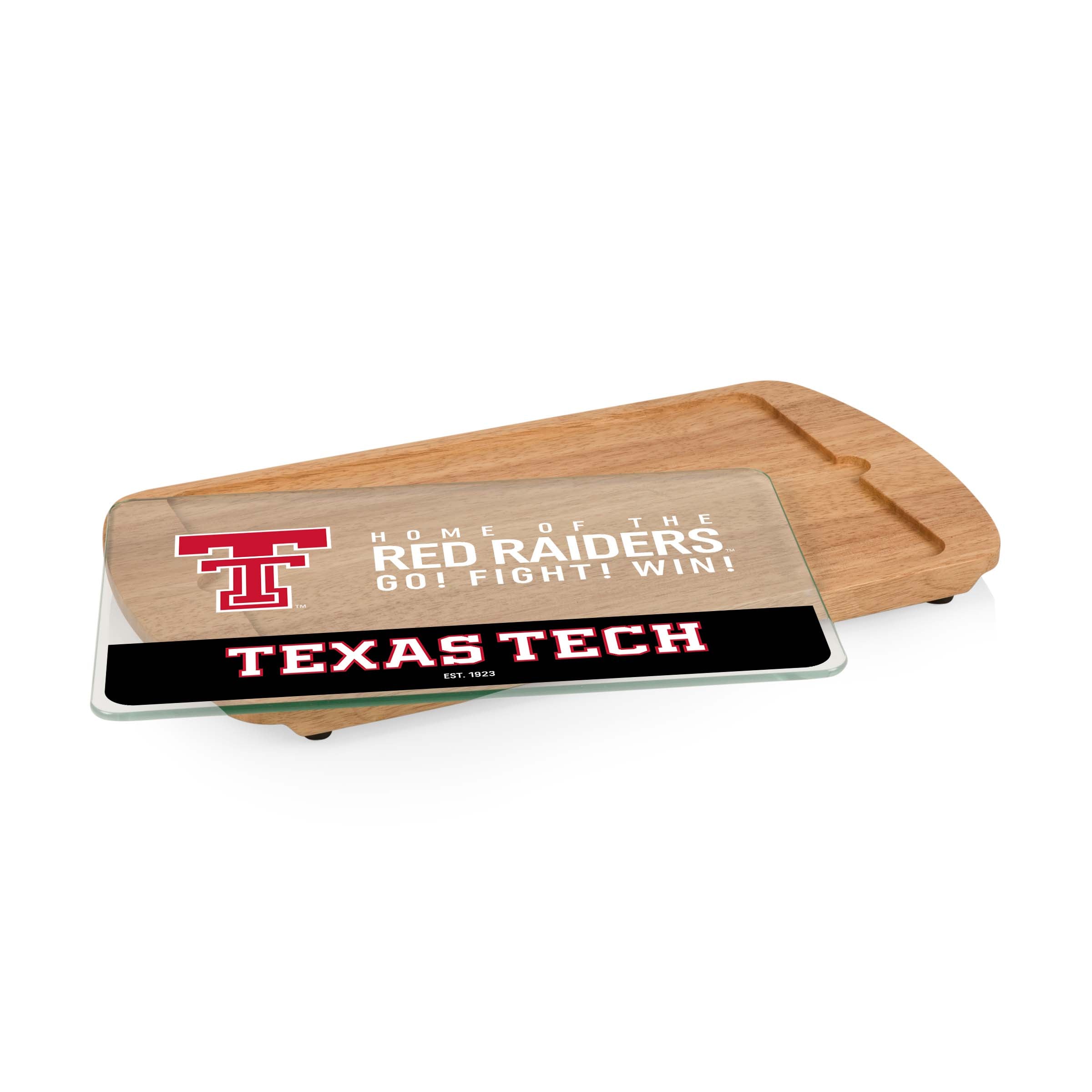 Texas Tech Red Raiders - Billboard Glass Top Serving Tray