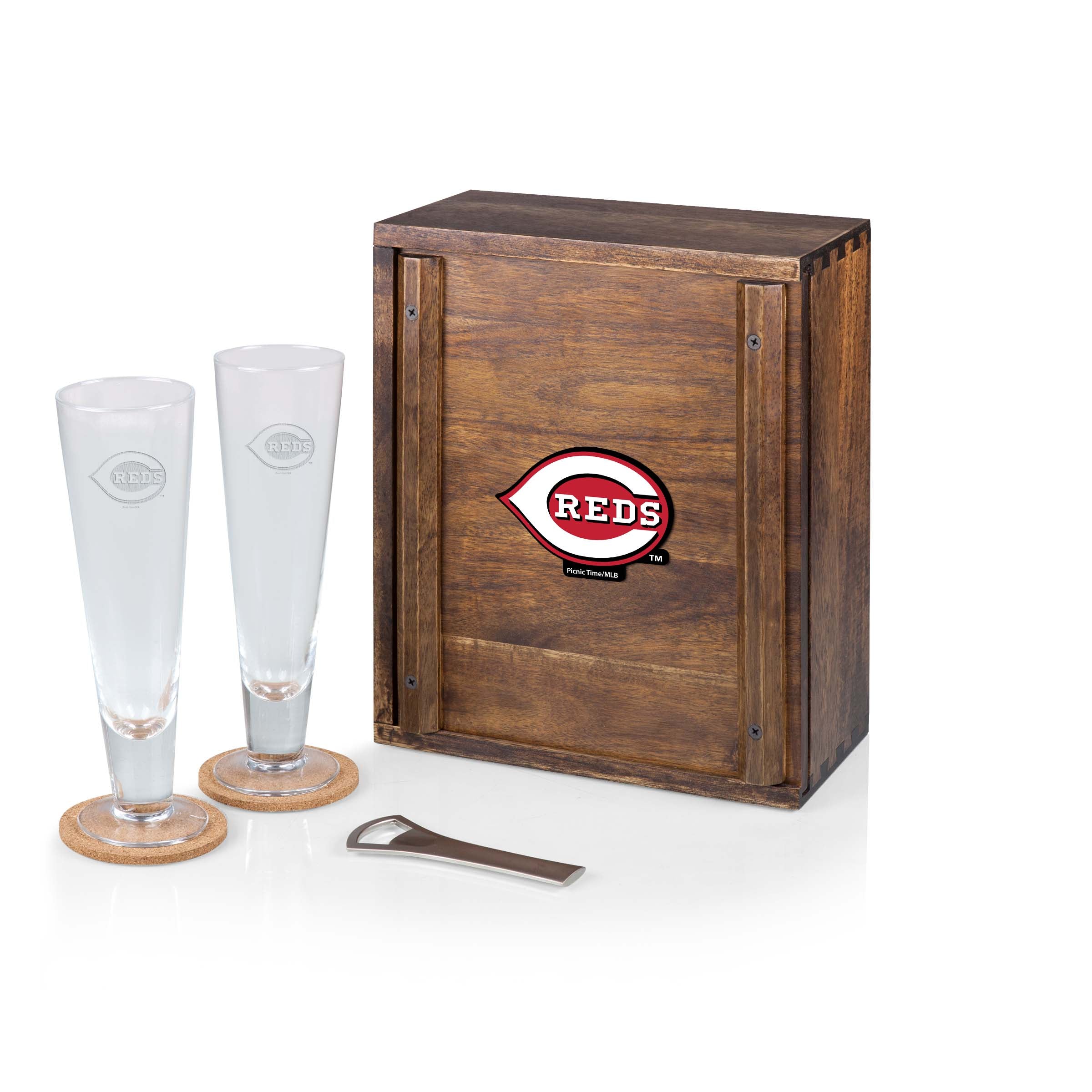 Cincinnati Reds - Pilsner Beer Glass Gift Set