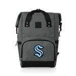 Seattle Kraken - On The Go Roll-Top Backpack Cooler