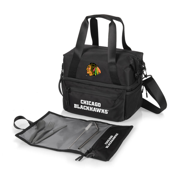 Chicago Blackhawks - Tarana Recycled Lunch Bag Cooler with Utensils